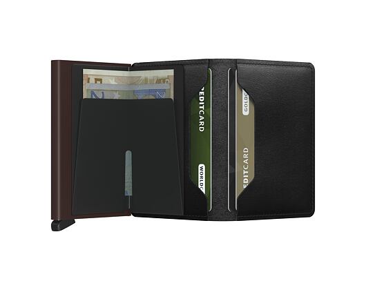 Geldbörse Secrid Slimwallet Original Black & Brown