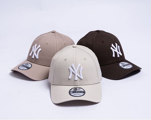 Kappe New Era - MLB Essential 9FORTY - NY Yankees - Stone / White