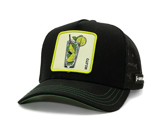 Kappe Capslab - Trucker Mojito - Black / Lime Green