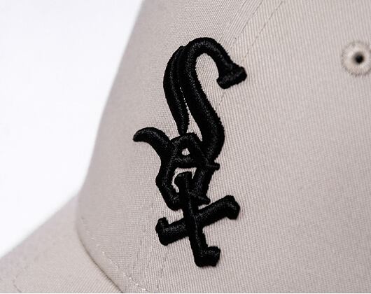 Kinder Kappe New Era 9FORTY Kids MLB League Essential Chicago White Sox - Stone / Black