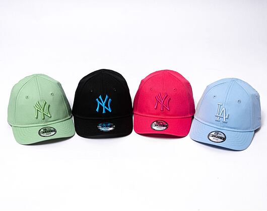 Kinder Kappe New Era 9FORTY Kids MLB League Essential - NY Yankees - Black / Sunwash Blue
