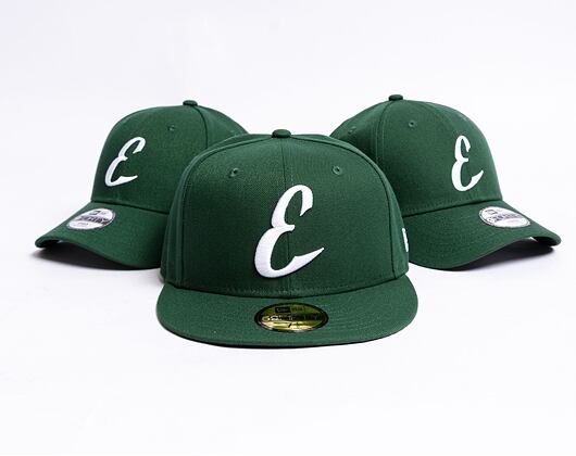 Kappe New Era - 59FIFTY League Basic - Prague Eagles - Dark Green