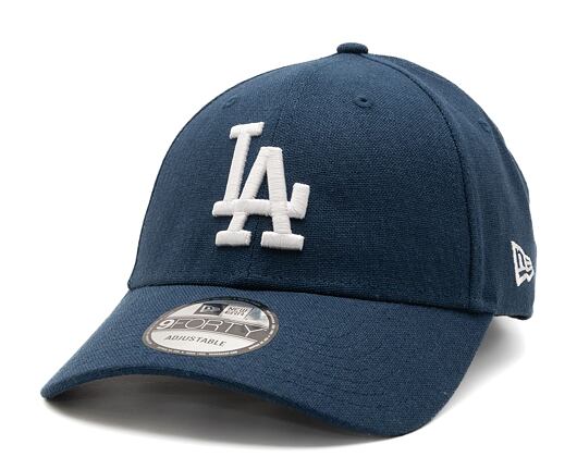 Kappe New Era 9 - MLB Linen FORTY - LA Dodgers - Navy / White