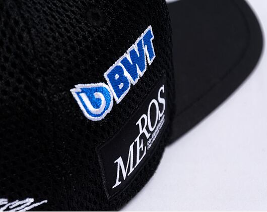 Kappe New Era - 9FIFTY Pre-Curved - Black - Alpine F1 - Black