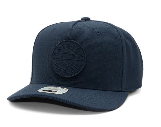Kappe Brixton Crest C MP Snapback - Washed Navy/Washed Navy