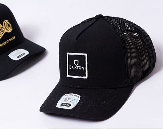Kappe Brixton Alpha Block X C MP Mesh Cap - Black