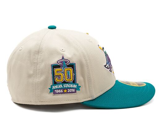 Kappe New Era 59FIFTY Low Profile "Melted Cream" Pin - Anaheim Angels - Cream