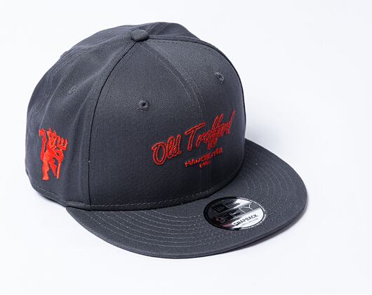 Kappe New Era - 9FIFTY Chain Stitch - Manchester United FC - Grey Heather