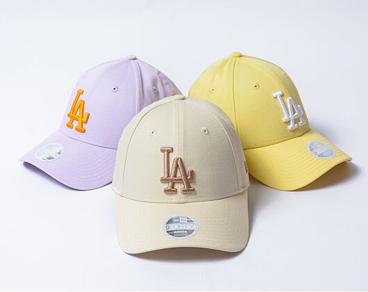 Damen Kappe New Era - 9FORTY League Essential - LA Dodgers - Beige / Camel