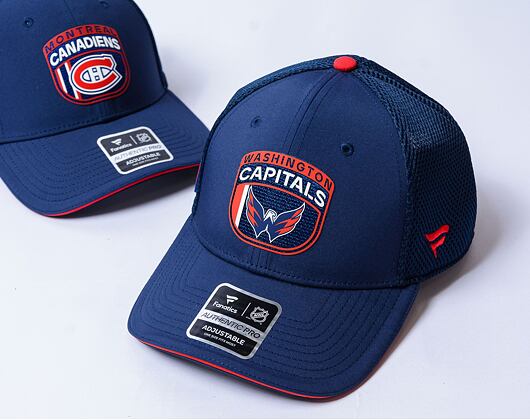 Kappe Fanatics Authentic Pro Draft Washington Capitals Athletic Red/Athletic Navy