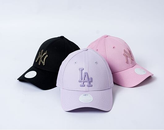 Damen Kappe New Era - 9FORTY Metallic Logo - LA Dodgers - Pastel Purple