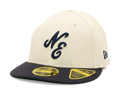 Kappe New Era - 59FIFTY Low Profile Branded Script - Beige