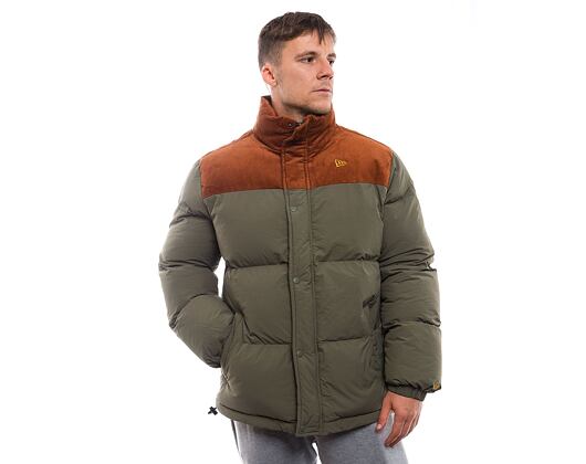 Jacke New Era - Canvas Puffer - New Olive / Brown