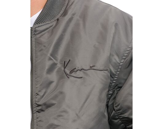 Jacke Karl Kani Small Signature Distressed Bomber Jacket anthracite