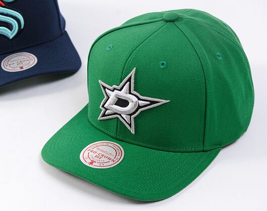 Kappe Mitchell & Ness - Team Ground 2.0 Pro Snapback - Dallas Stars - Grün