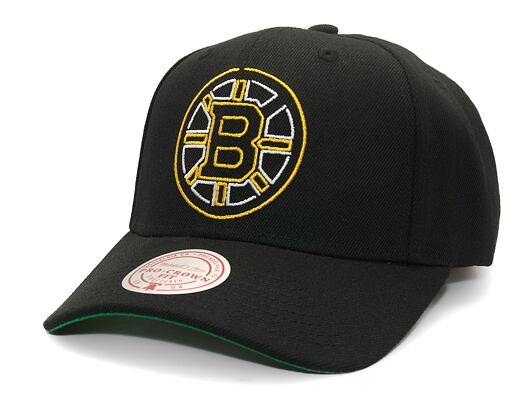 Kappe Mitchell & Ness - Neon Logo Pro Snapback - Boston Bruins - Black