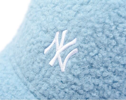Damen Kappe New Era - 9FORTY Womens MLB Borg - NY Yankees - Sky Blue / White