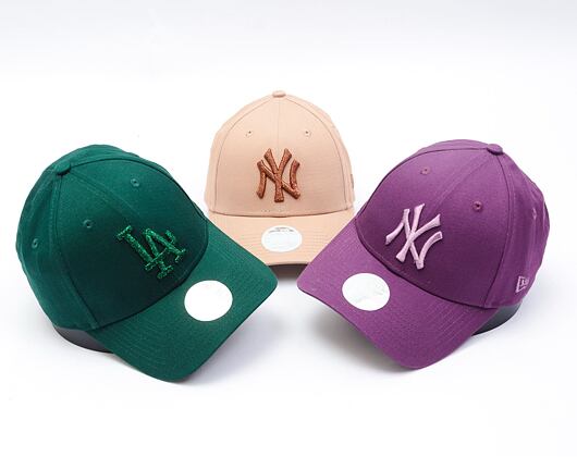 Damen Kappe New Era - 9FORTY Womens MLB Metallic - NY Yankees - Beige