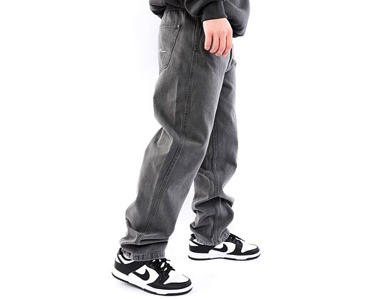 Hose Karl Kani Small Signature Baggy Five Pocket Denim light grey