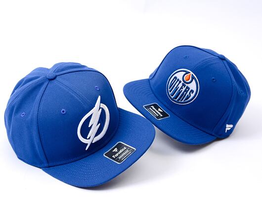Kappe Fanatics - Tampa Bay Lightning - A/CAP Str Mid Crn Adj Sqv Sbk - Blue Cobalt