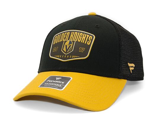 Kappe Fanatics - Vegas Golden Knights - A/CAP Structured Adjustable Meshback - Black/Harvest Gol