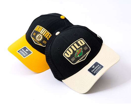 Kappe Fanatics - Minnesota Wild - A/CAP Structured Adjustable Meshback - Black/Natural