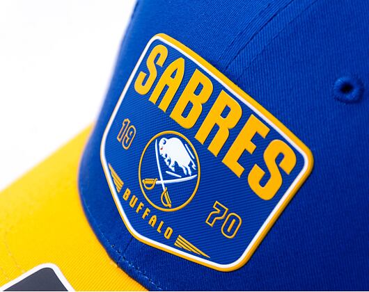 Kappe Fanatics - Buffalo Sabres - A/CAP Structured Adjustable Meshback - Deep Royal/Yellow Gold