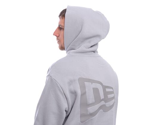 Pullover New Era - Tech Flag Oversized Hoodie - Dolphin Grey