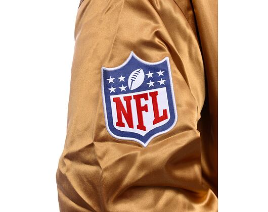 Jacke New Era - NFL Satin Bomber - San Francisco 49ers - BRZ / Scarlet