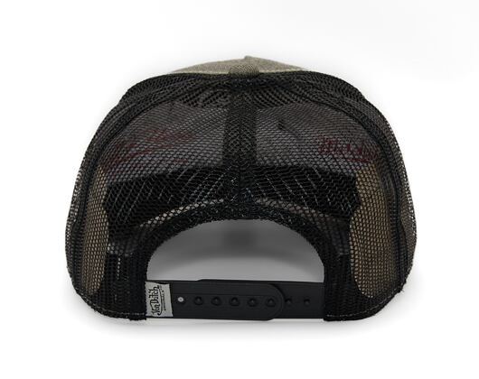 Kappe Von Dutch - Trucker Newark - Cot Twill - Black/ Yellow