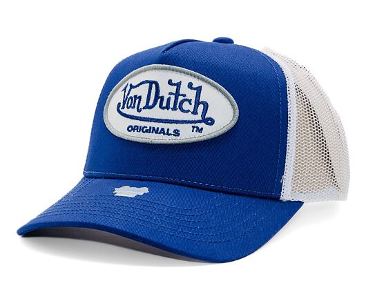 Kappe Von Dutch - Trucker Boston - Caps - Cot Twill - Blue/White