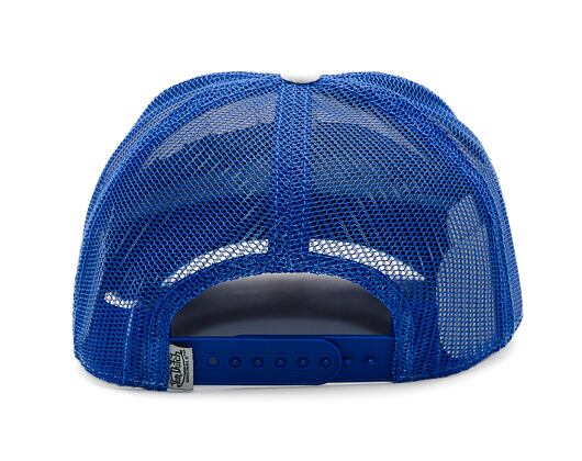 Kappe Von Dutch - Trucker Boston - Caps - Suede - Blue/ Cream