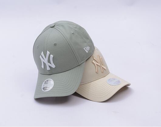 Damen Kappe New Era - MLB Metallic 9FORTY - NY Yankees - Mint Green / Off White