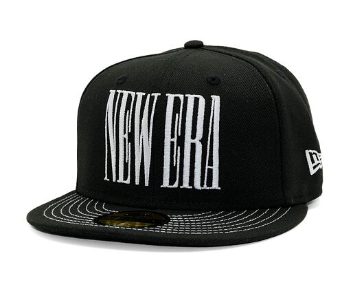 Kappe New Era - Wordmark 59FIFTY - Black / White