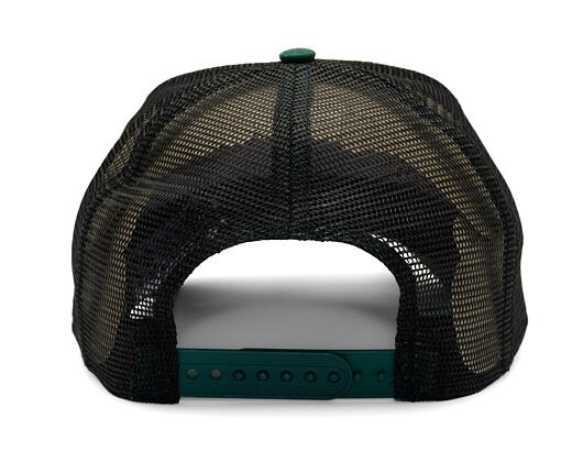 Kappe New Era - Buffalo Patch Canvas 9FORTY Trucker - Vegas Gold / Dark Green