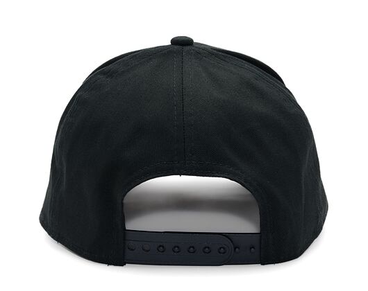 Kappe New Era - MLB Metallic Patch 9FORTY A-Frame - NY Yankees - Black / Silver