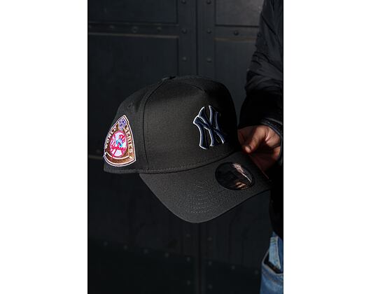 Kappe New Era - MLB World Series Patch 9FORTY A-Frame - NY Yankees - Black / Navy