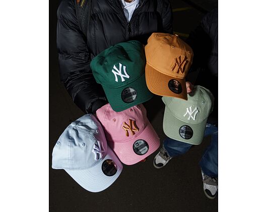 Kappe New Era - MLB Essential 9TWENTY - NY Yankees - Pink / Ochre