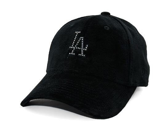 Damen Kappe New Era - MLB Diamante Velour 9FORTY - LA Dodgers - Black