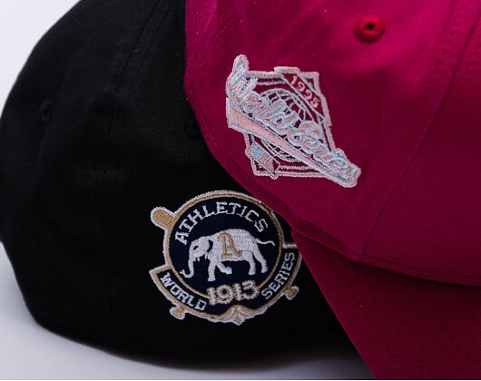 Kappe New Era - MLB World Series Patch 9FORTY A-Frame - Oakland Athletics - Black / Gold