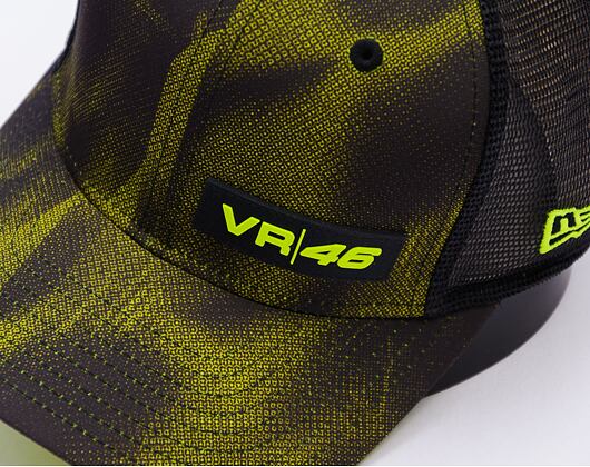 Kappe New Era - Valentino Rossi VR46 Halftone 9FIFTY Stretch-Snap - Black / Upright Yellow
