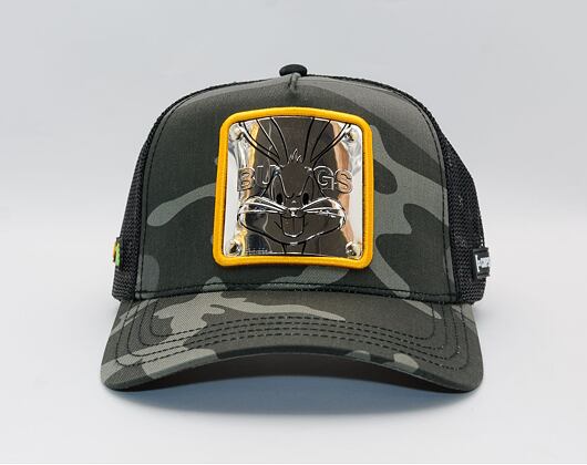 Kappi Capslab - Trucker Looney Tunes Bugs Bunny - Metall/Camouflage