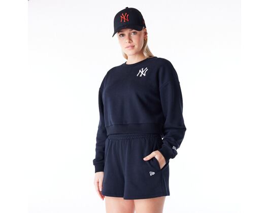 Damen Pullover New Era - MLB Essential Crewneck - NY Yankees - Black / White