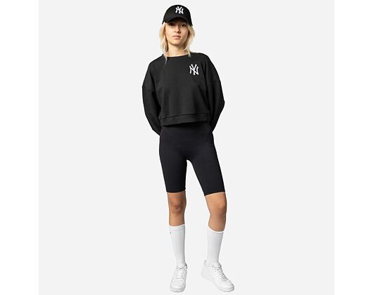 Damen Pullover New Era - MLB Essential Crewneck - NY Yankees - Black / White