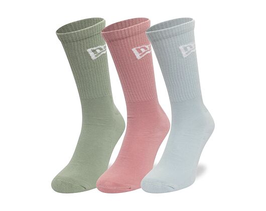 Socken New Era - Flag Collection - Pastel Green Pink Blue