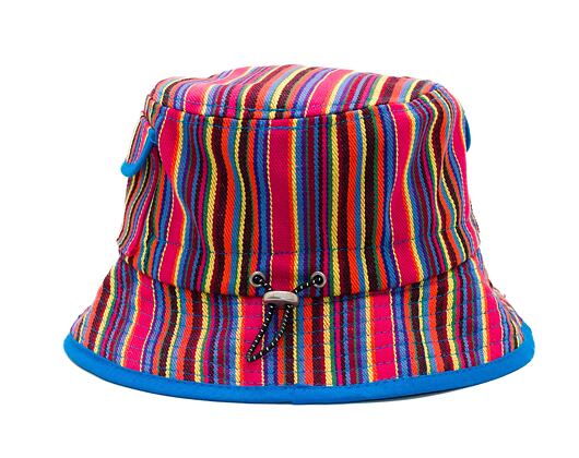 Hut Kangol - Multi Color Stripe Bucket - Rainbow Multi
