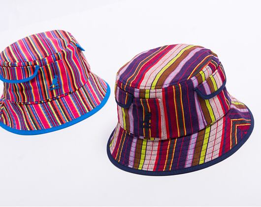 Hut Kangol - Multi Color Stripe Bucket - Preppy Multi