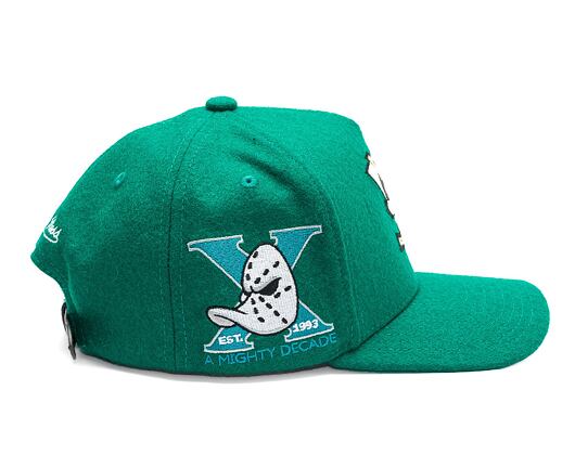 Kappe Mitchell & Ness - Anaheim Ducks - Kicking Wool Pro Strapback Vntg - Teal