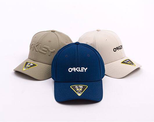 Kappe Oakley - 6 Panel Stretch Metallic Hat - Team Navy