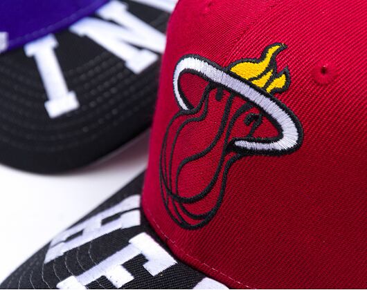 Kappe Mitchell & Ness - Miami Heat - Underarch Pro Snapback - Red